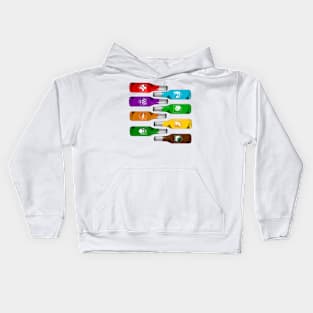 Zombie Perks Take Your Pick on Crème Kids Hoodie